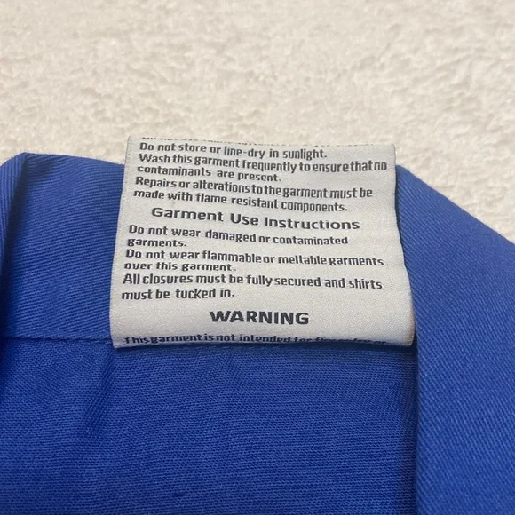 JUST IN TREND NWT Size XL Flame Resistant Long Sleeve Coveralls - Picture 10 of 10